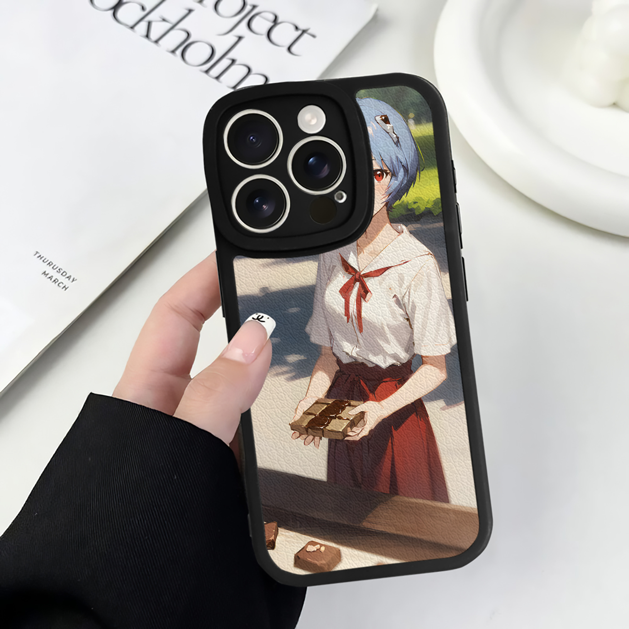 （画像用） EVA 新世紀エヴァンゲリオン 【iPhone 16シリーズ対応】シリコンスマホケース（レザー調） 材質：シリコン